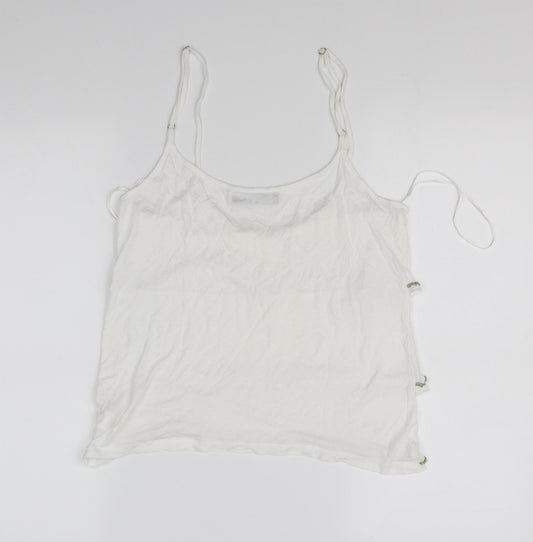 Atmosphere Womens White Basic Tank Size 10