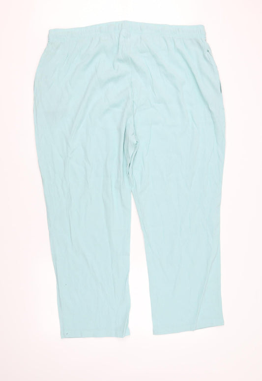 Damart Womens Blue Trousers Size 26 L32 in