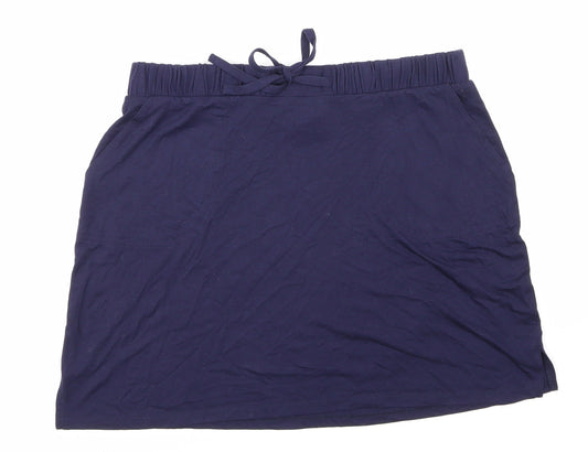 Marks and Spencer Womens Blue Mini Skirt Size 12