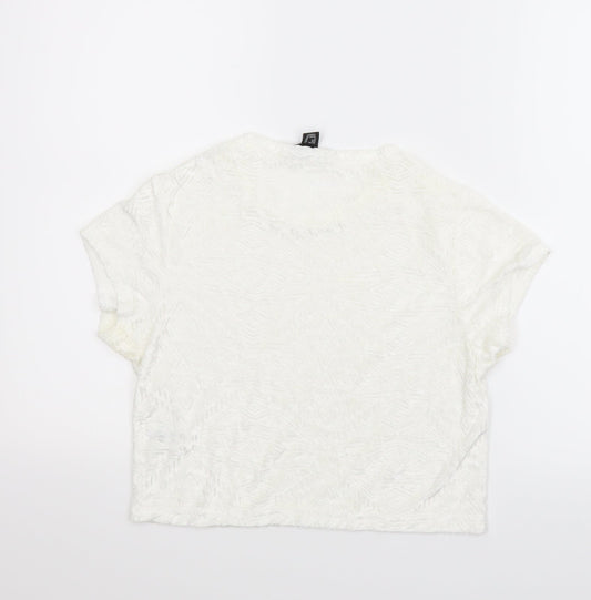 Atmosphere Womens White Basic T-Shirt Size 14