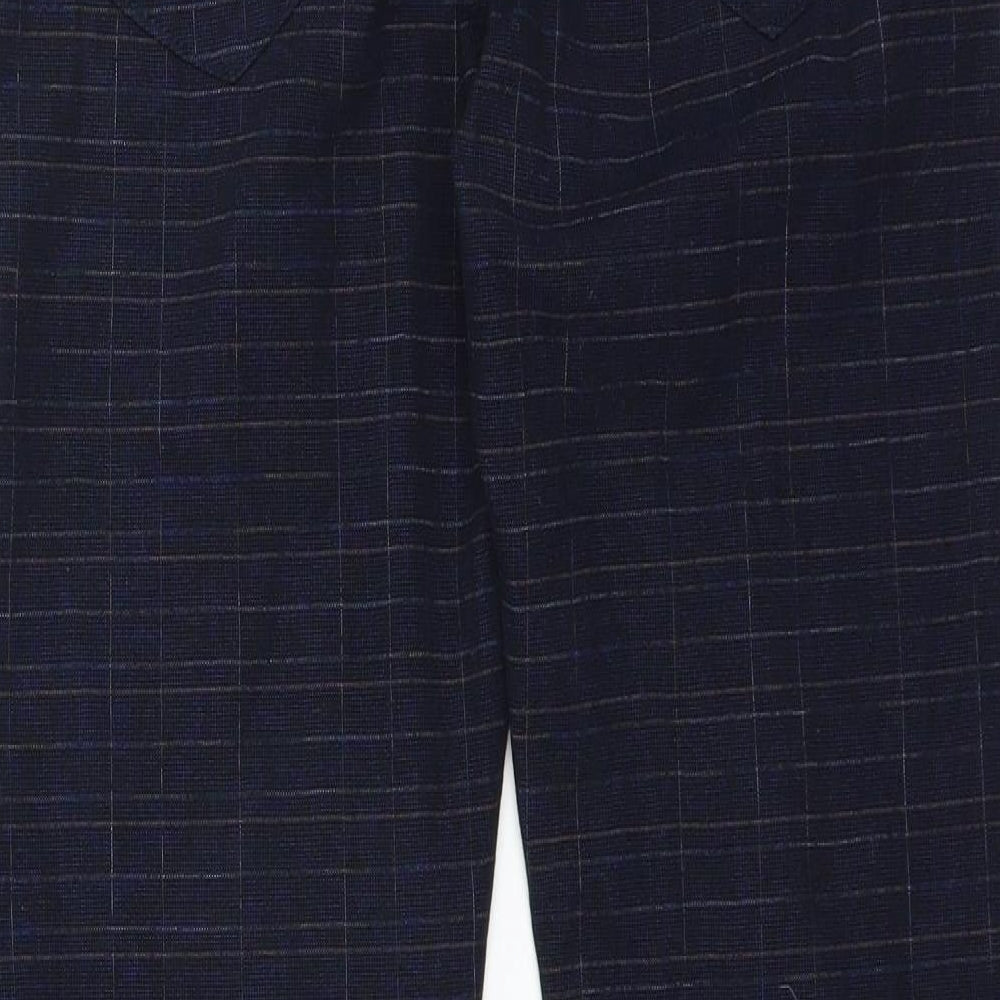 Fashion Apparel Mens Blue Trousers Size 34 in L29 in