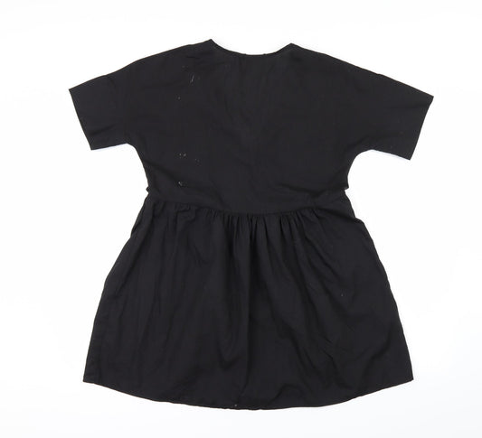 I SAW IT FIRST Womens Black Tunic Blouse Size 6