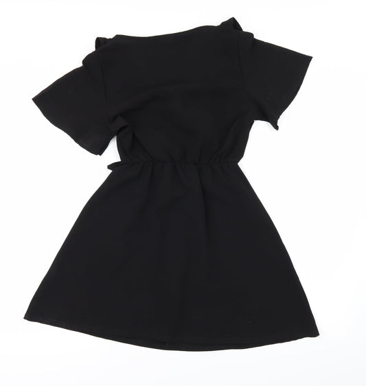 PRETTYLITTLETHING Womens Beige A-Line Size 6