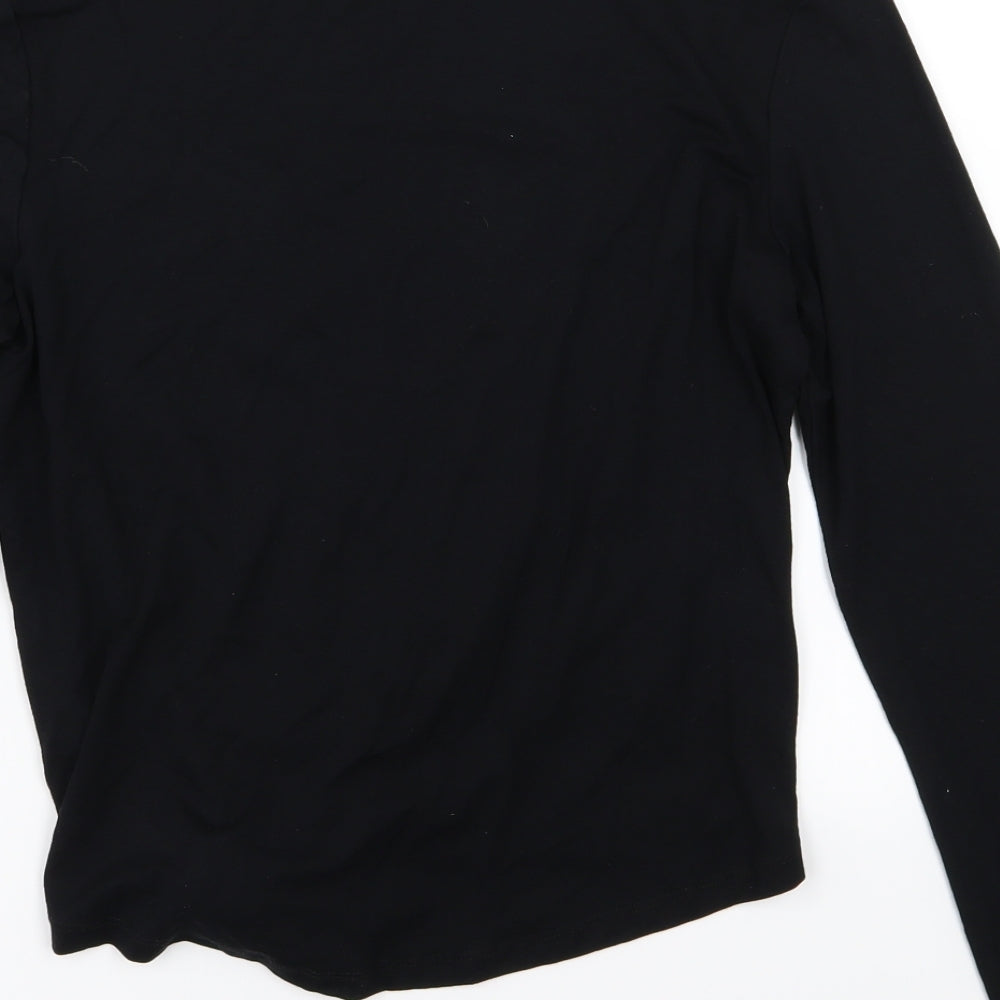Womens UK Size 12 Select Black Basic T-Shirt