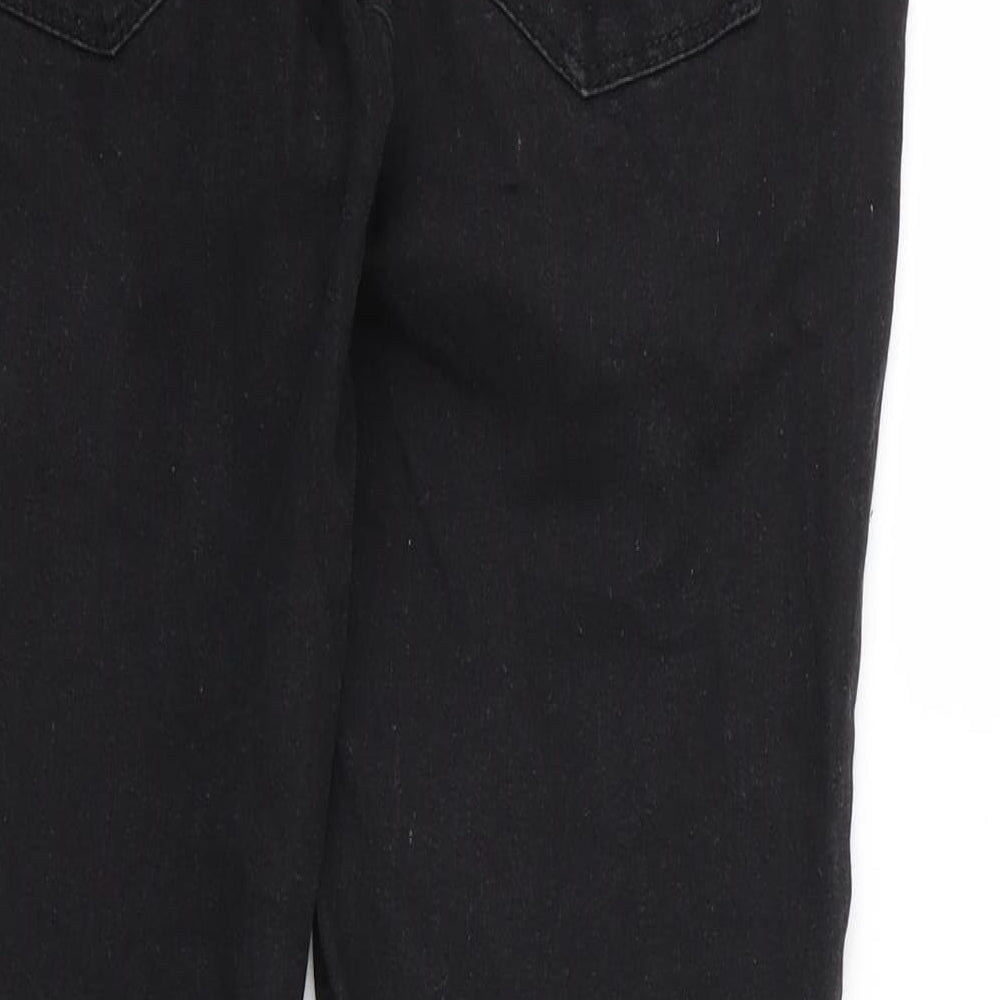 Denim & Co. Womens Black Denim Skinny Jeans Size 12 L27 in