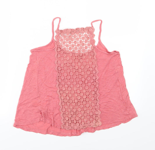 Primark Womens Pink Jersey Basic Tank Size 12