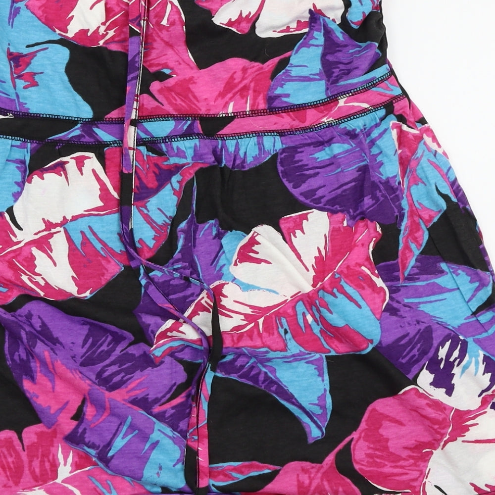 George Womens Multicoloured Floral A-Line Size 14