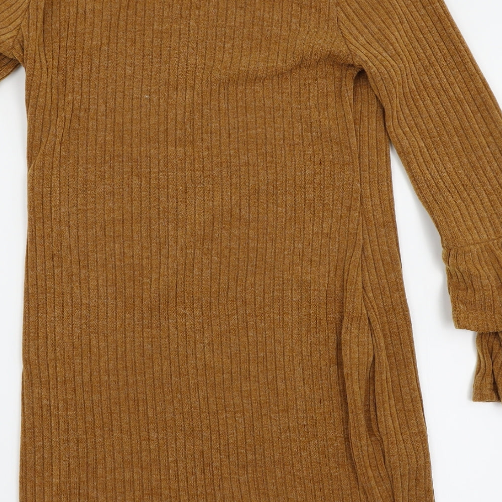 Parisian Womens Yellow Pullover Jumper Size 12