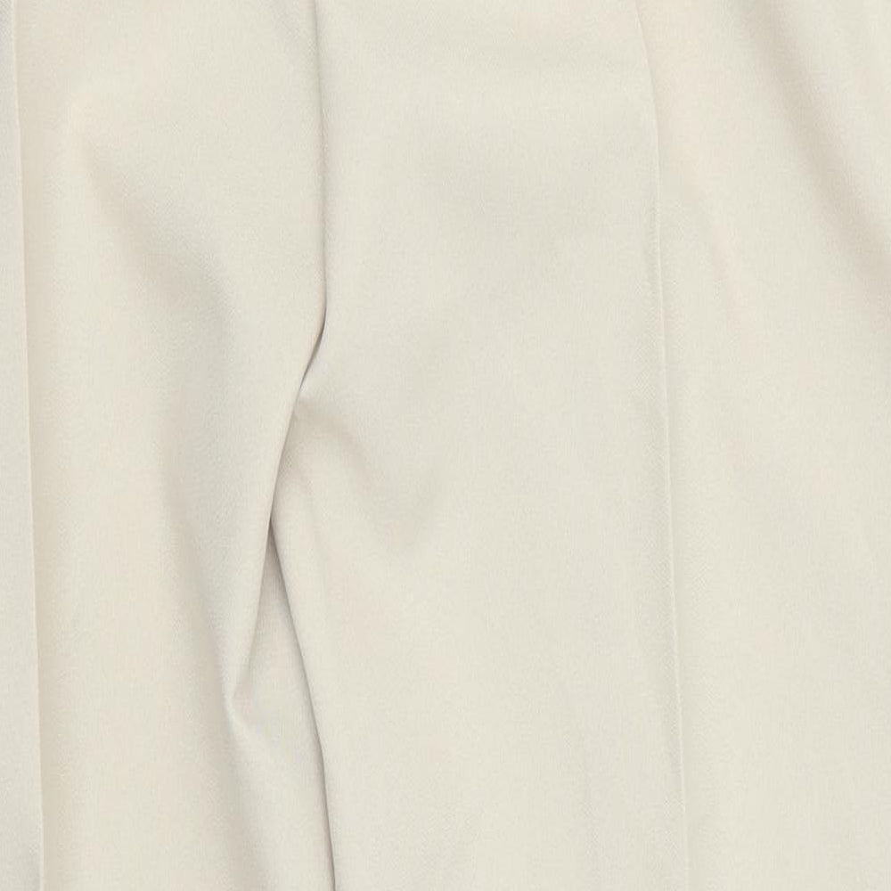 Womens UK Size 18 Preworn Regular Fit Beige Trousers