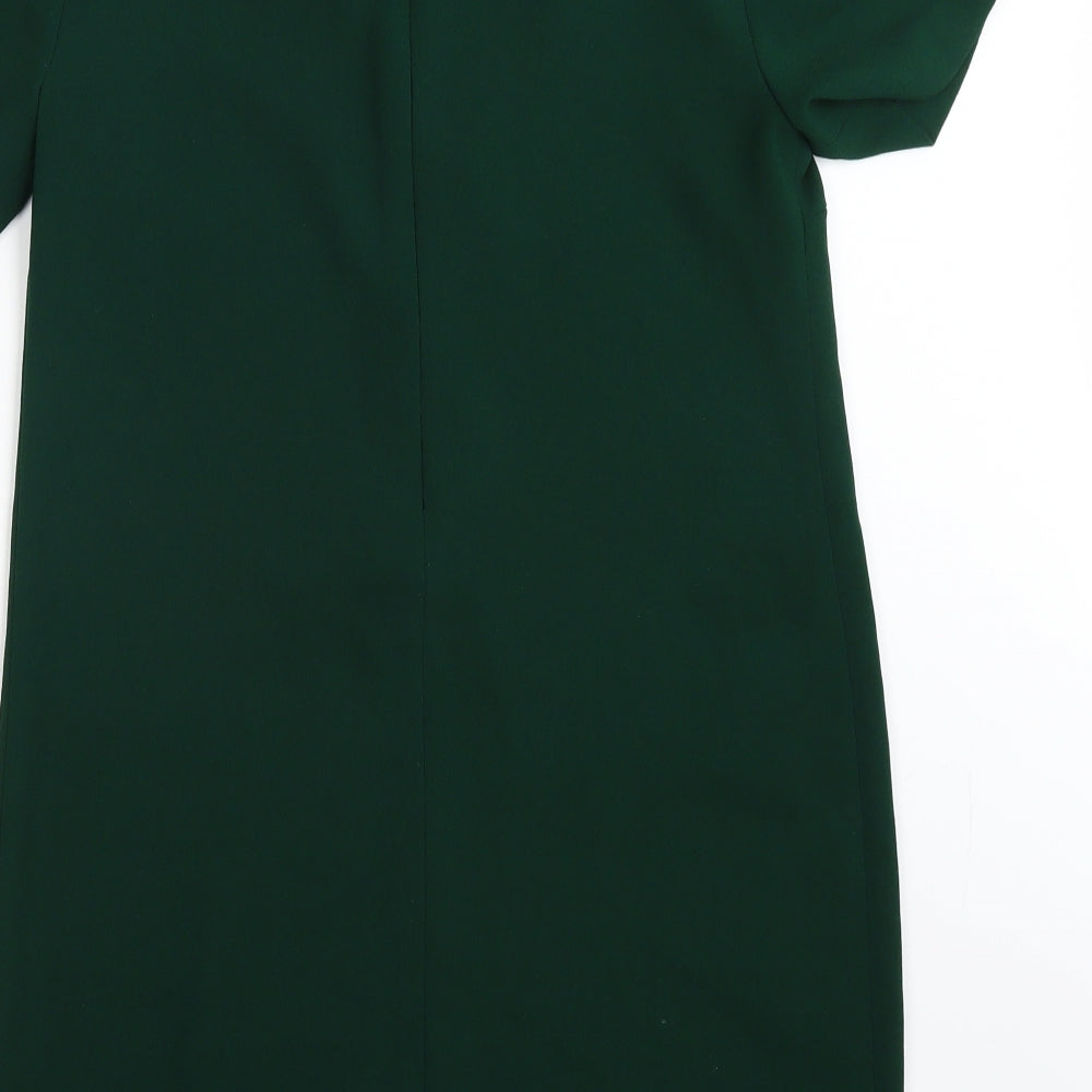 Zara Womens Green Rayon A-Line Size XS