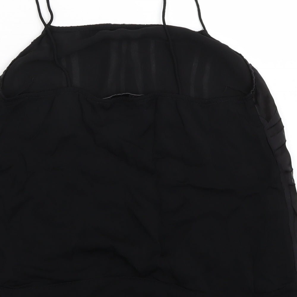 Womens UK Size 12 NEXT Black Basic Tank