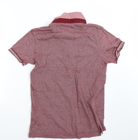 Mens UK Size M Brave Soul Red T-Shirt