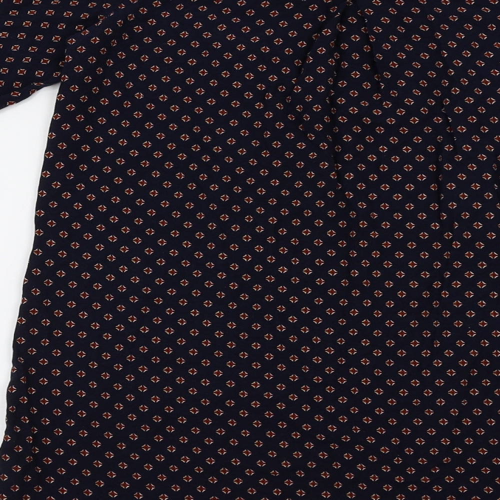 Womens UK Size 6 H&M Blue Basic Blouse
