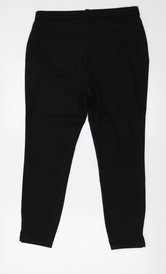 NEXT Womens Black Skinny Jeans Size 10 L24 in