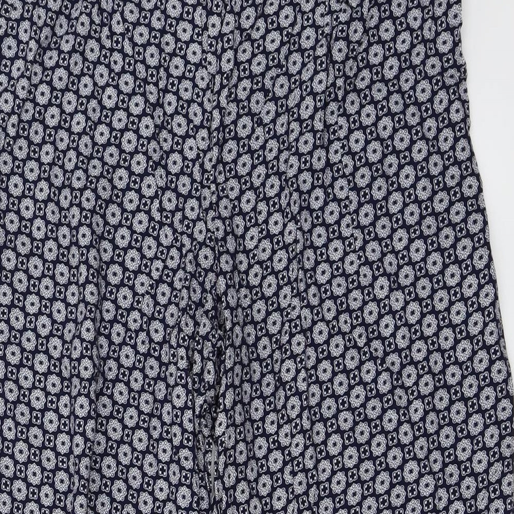 Womens UK Size 10 Bonmarché Regular Fit Blue Trousers