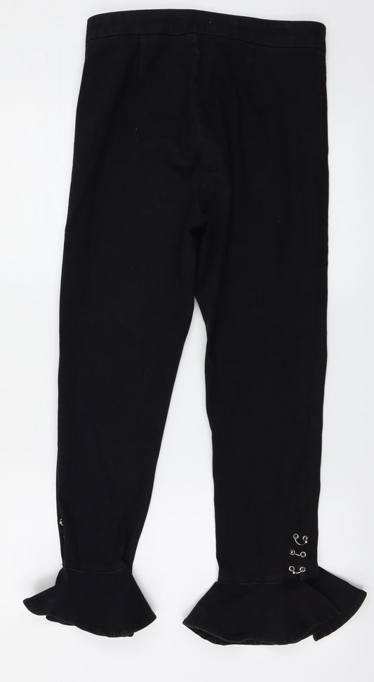 Zara Womens Black Straight Jeans Size 28 in L25 in