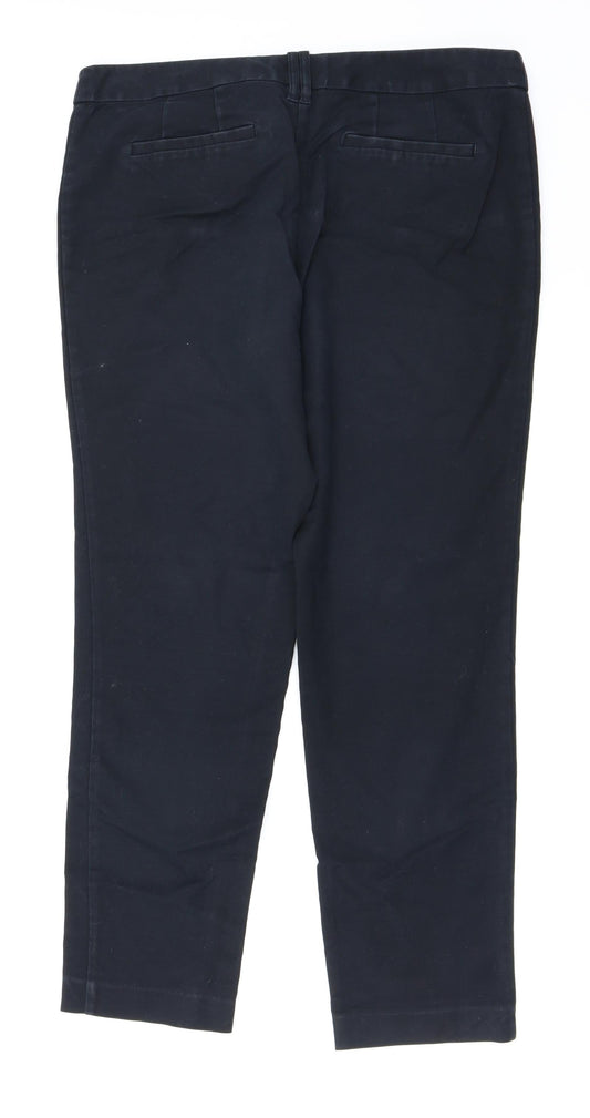 NEXT Womens Black Straight Jeans Size 12 L25 in