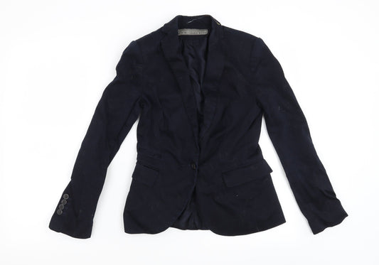 Womens UK Size S Zara Blue Jacket