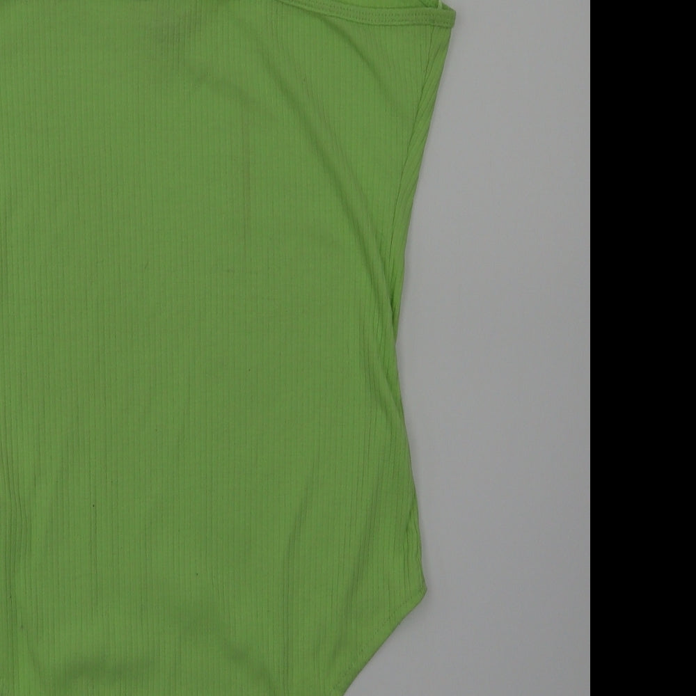 primark Womens Green Bodysuit One-Piece Size XS