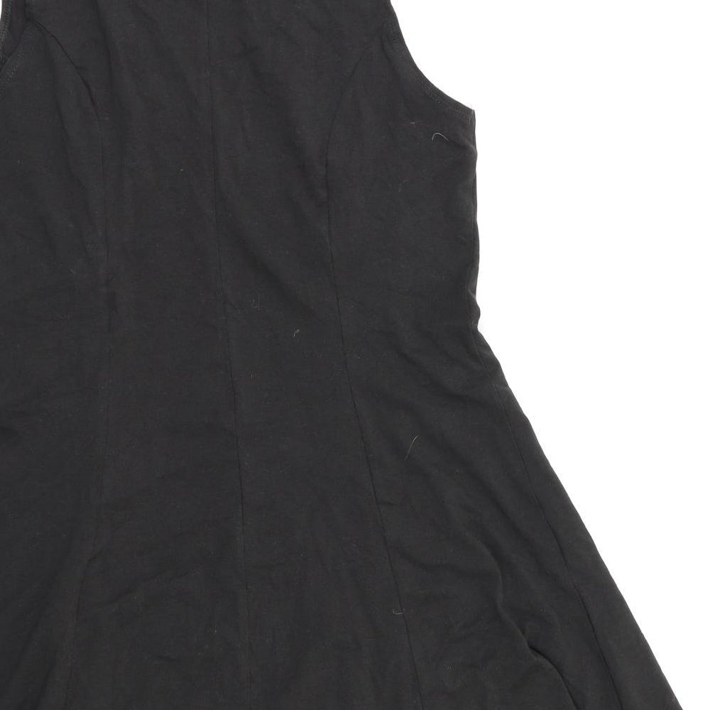 Preworn Womens Black Fit & Flare Size M
