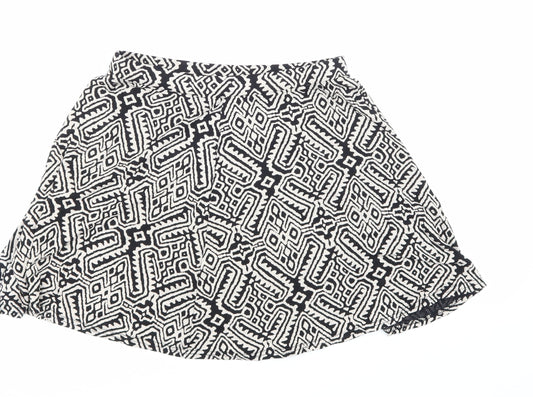 Dorothy Perkins Womens Multicoloured Geometric  A-Line Skirt Size 8