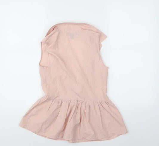 Womens UK Size 4 Atmosphere Pink Tunic Blouse