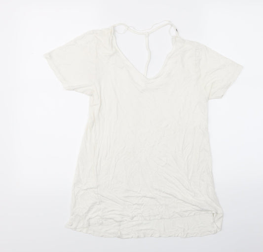 Primark Womens White Basic T-Shirt Size 8