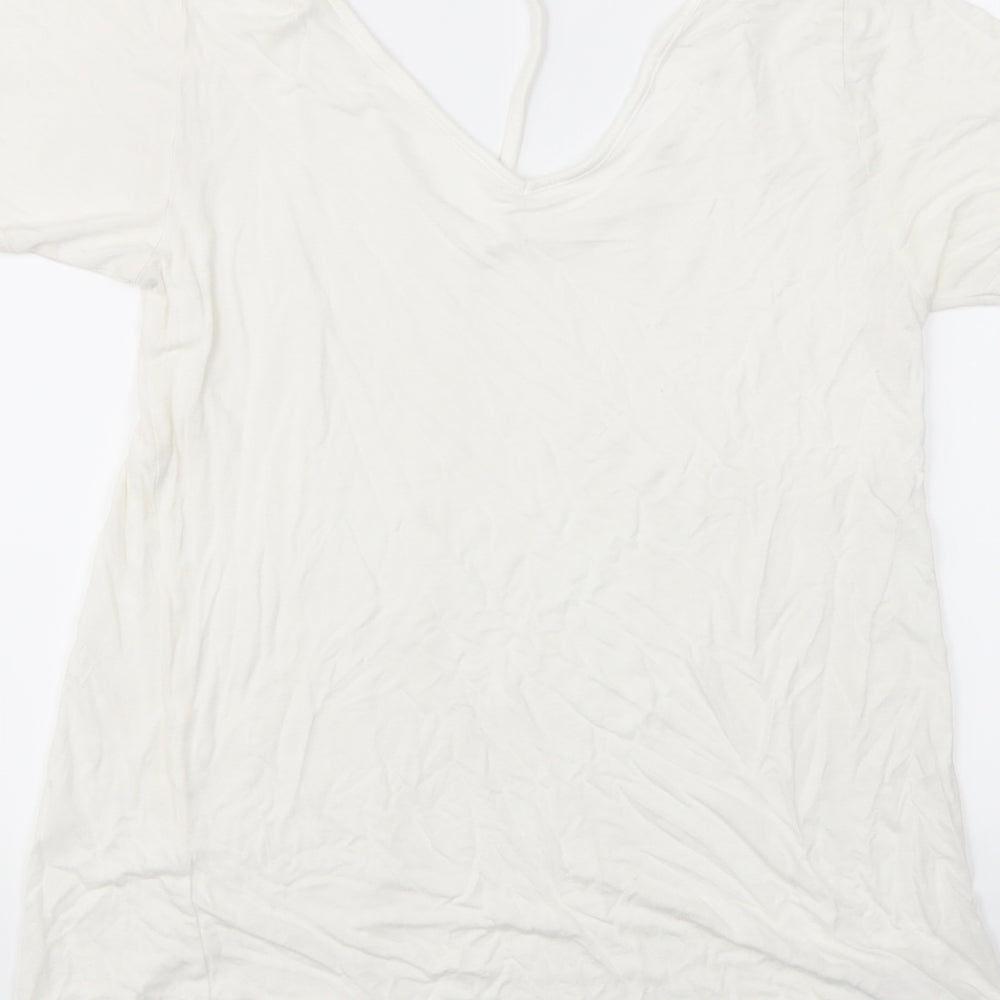 Primark Womens White Basic T-Shirt Size 8