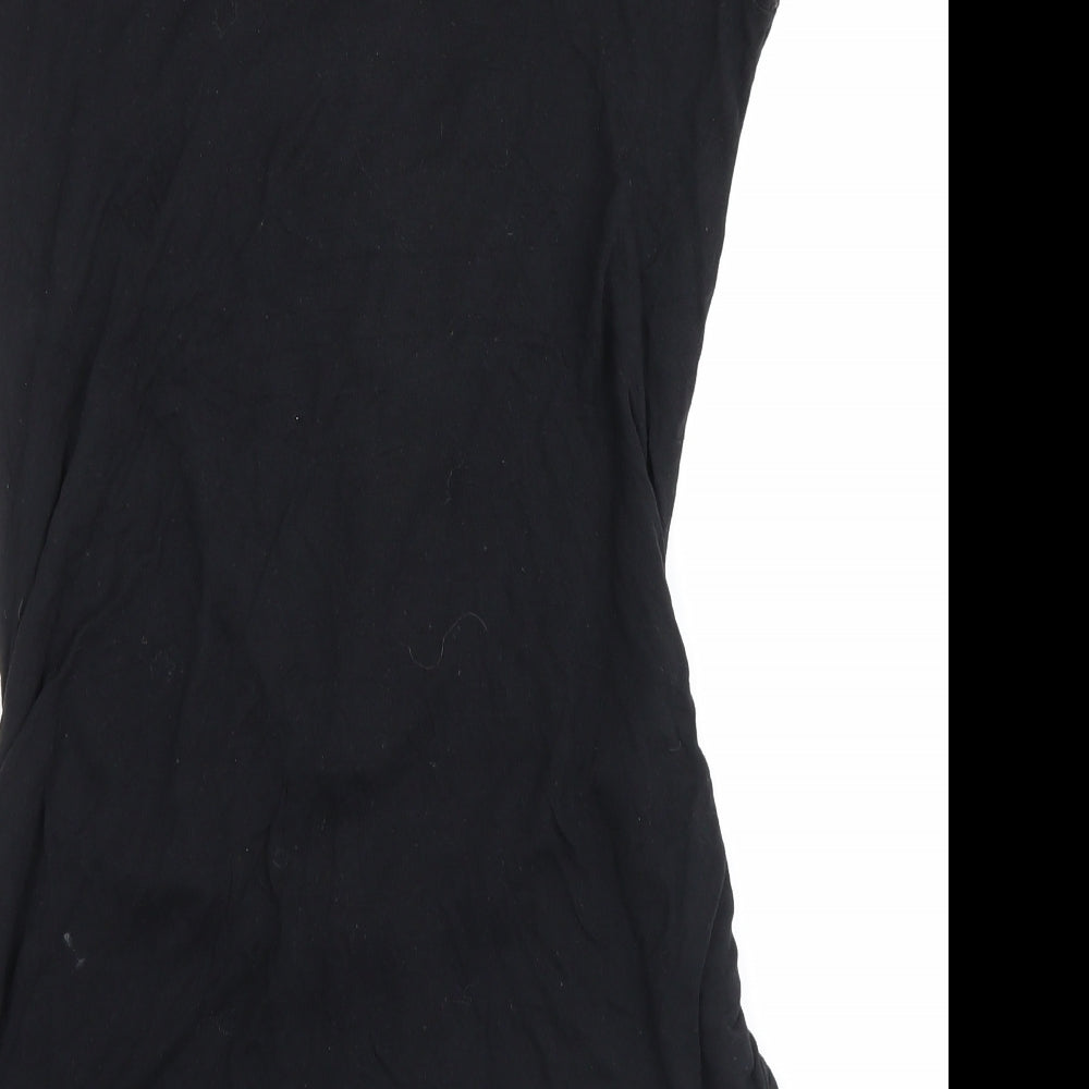 Womens UK Size 10 NEXT Black Basic Blouse
