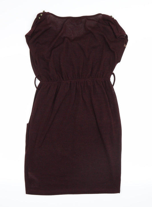 Apricot Womens Red Jumper Dress Size S