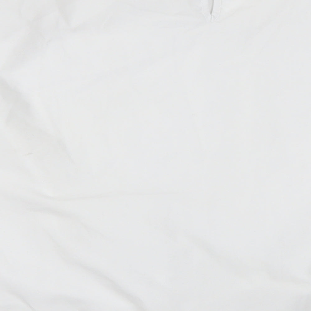 Womens UK Size 14 New Look White Basic Blouse