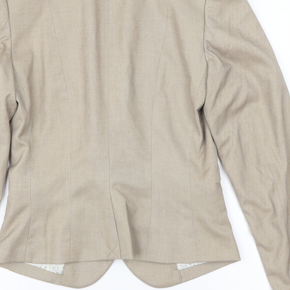 Womens UK Size 34 H&M Brown Jacket