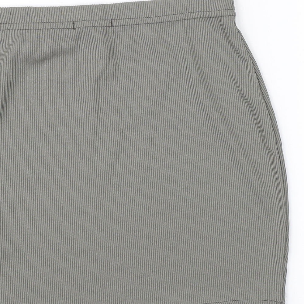 I SAW IT FIRST Womens Grey   A-Line Skirt Size 10