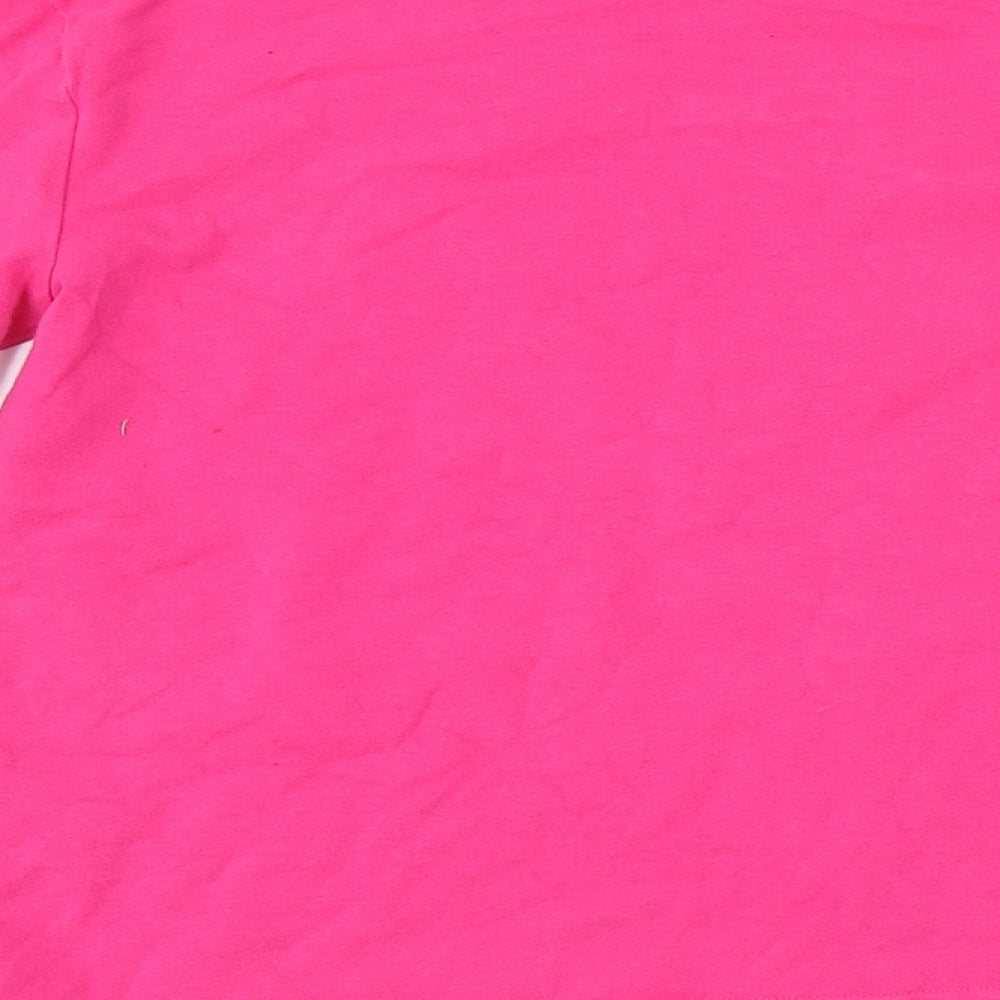 Rosalina Girls Pink Basic T-Shirt Size 10 Years
