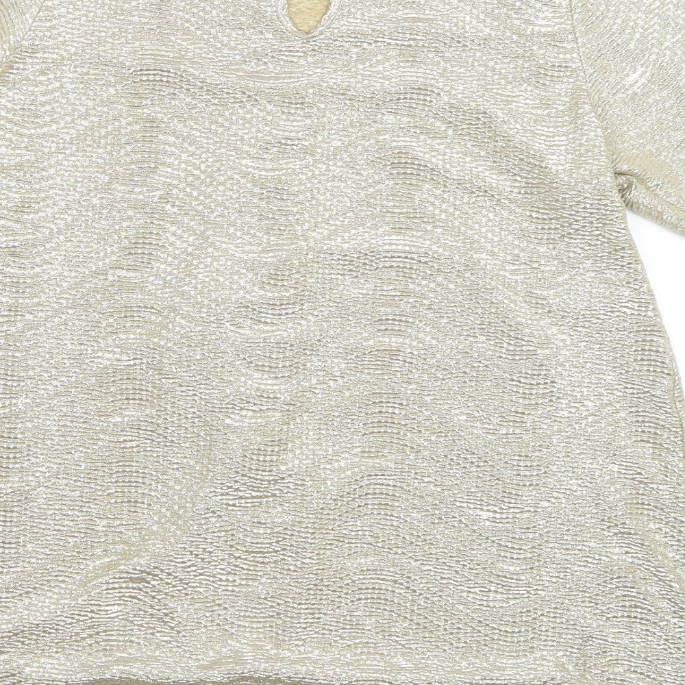 Womens UK Size 16 Blooming Marvellous Gold Basic Blouse