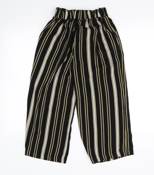 New Look Womens Multicoloured Striped Trousers Size 8 L27 in