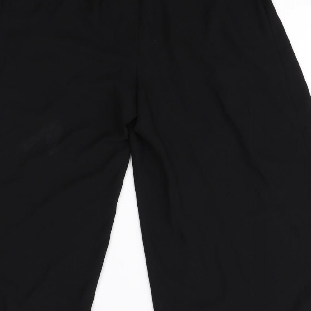Womens UK Size 10 Primark Regular Fit Black Trousers