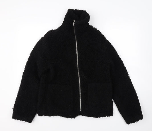 Womens UK Size XS Topshop Black Jacket
