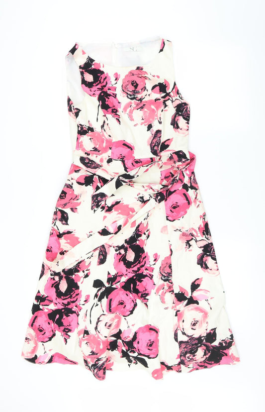 BHS Womens White A-Line Size 10