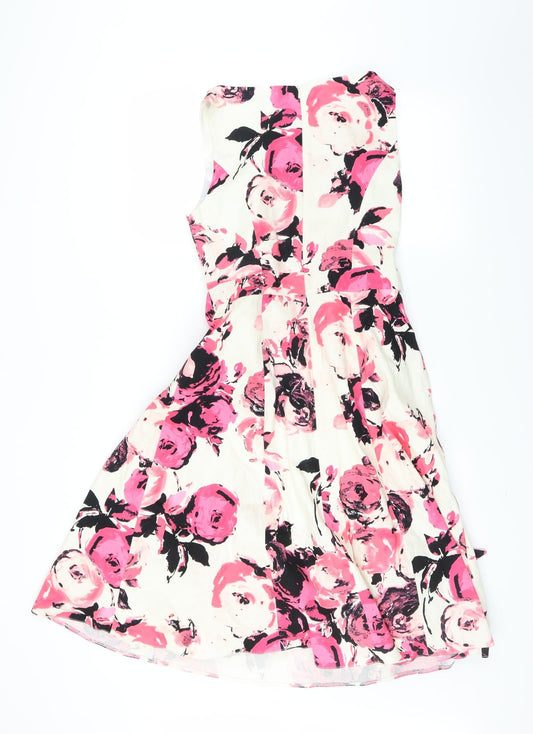 BHS Womens White A-Line Size 10