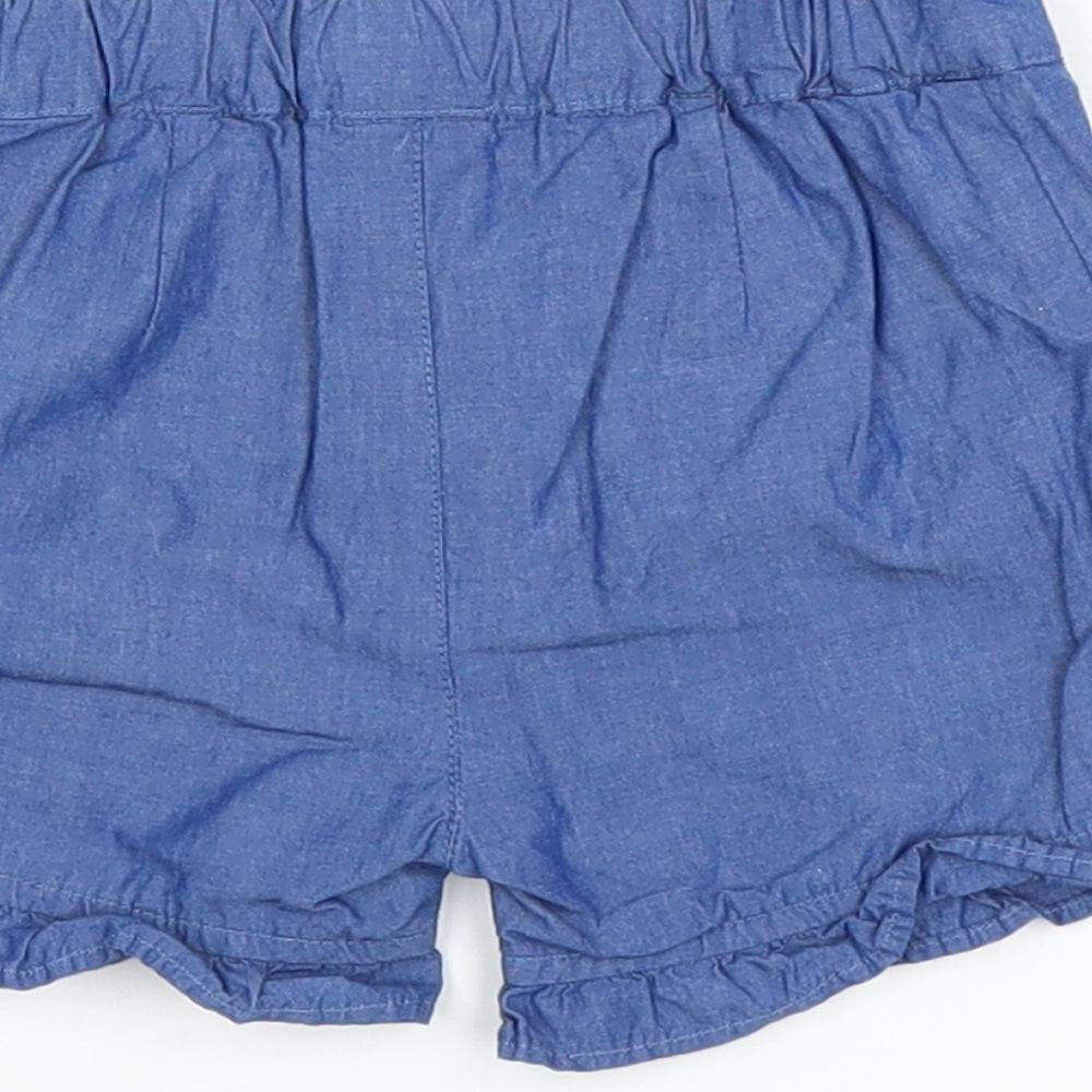 Marks and Spencer Baby Blue Cropped Trousers Size 6-9 Months