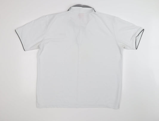 Slazenger Mens White Polo Size 2XL