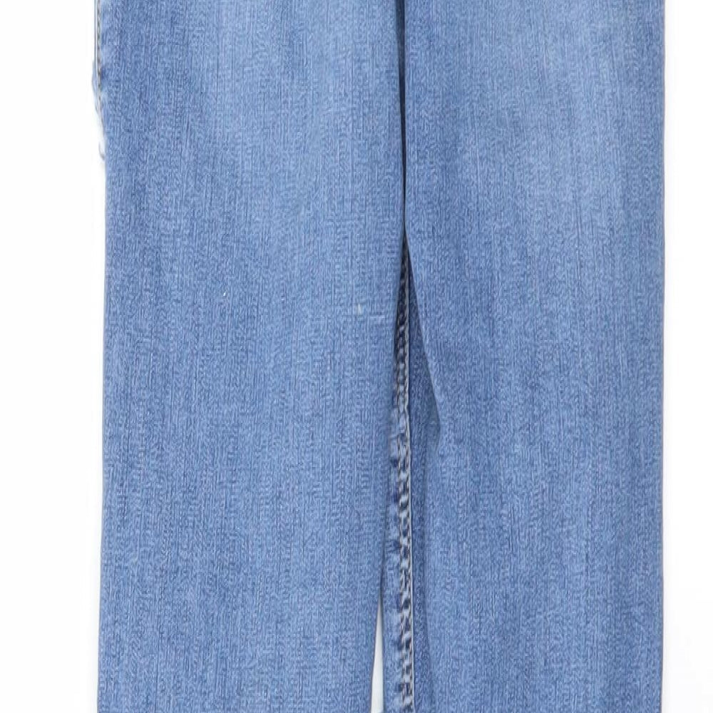 Topshop Womens Blue Denim Skinny Jeans Size 26 in L30 in
