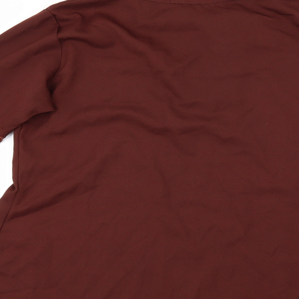 Womens UK Size M Berksha Red Tunic Blouse