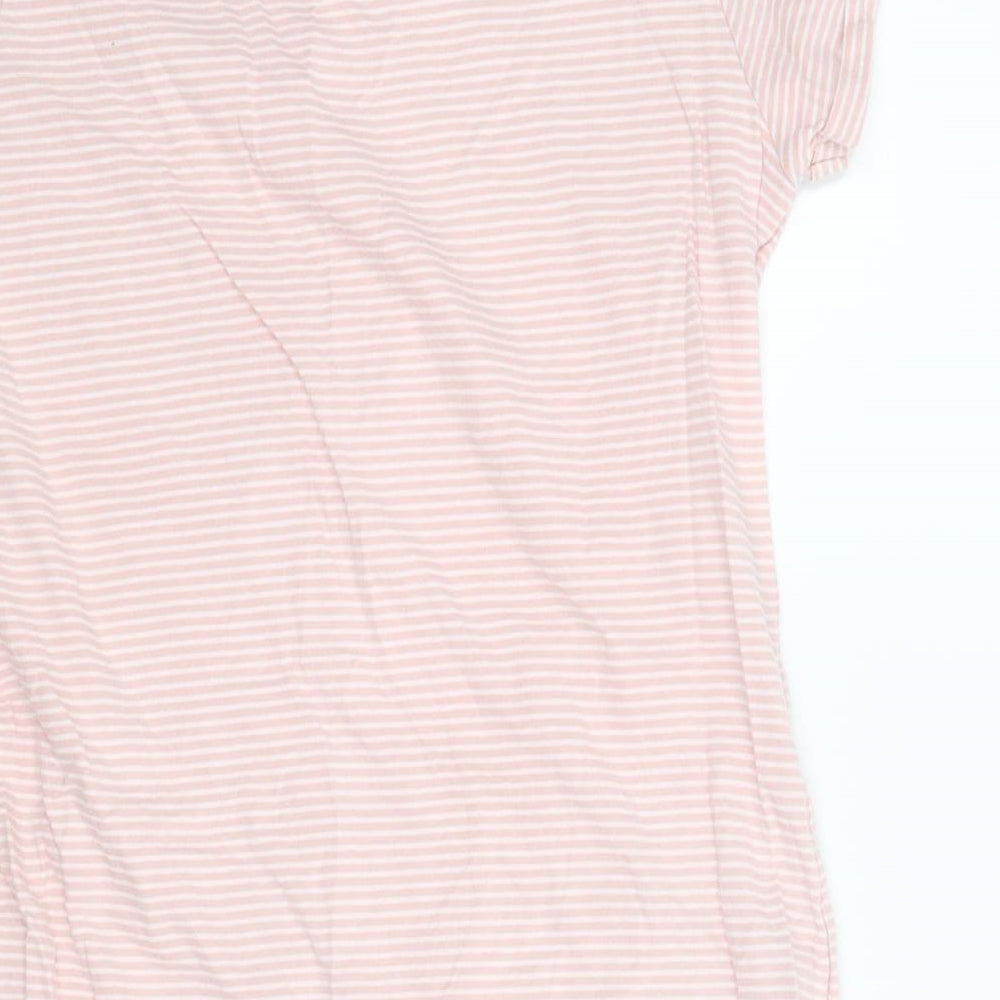 Matalan Womens Pink Striped Capri Dress Size S
