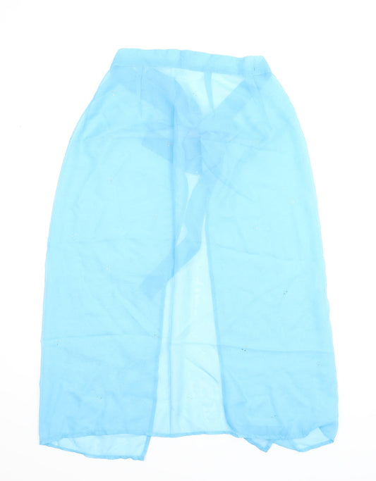 Womens UK Size 10 Atmosphere Blue Basic Blouse