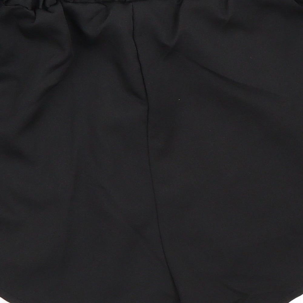 Zaful Womens Black Hot Pants Shorts Size 8