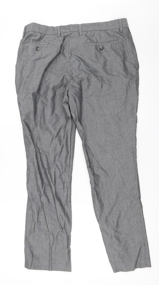 Primark Mens Grey Trousers Size 34 in L30 in
