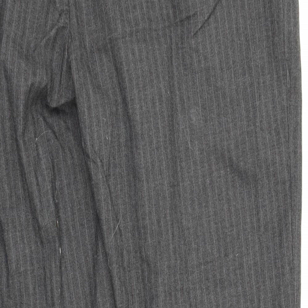 Mens UK Size 36 in Debenhams Regular Fit Dress Pants Grey Trousers