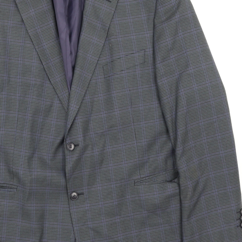 Mens UK Size M M&S Regular Blue Suit Jacket